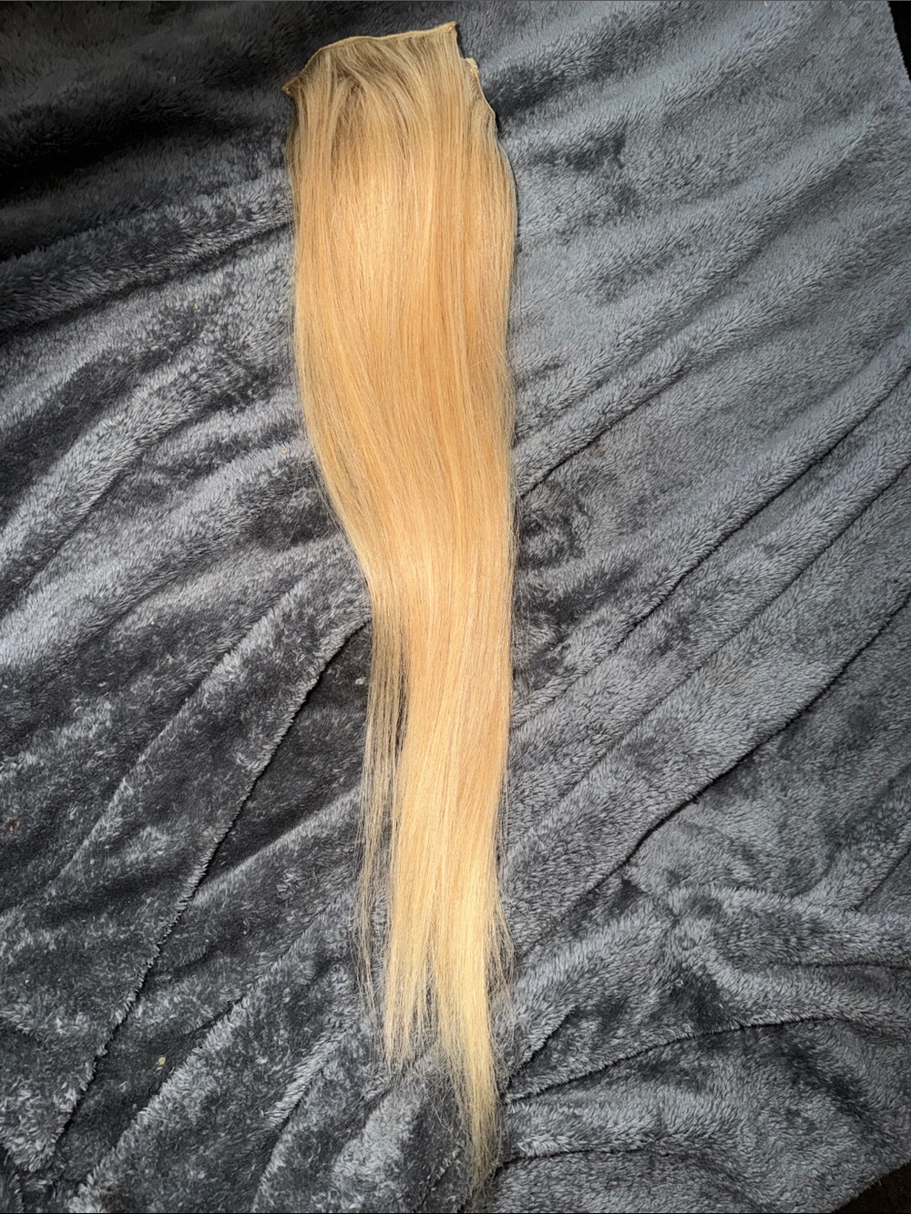 Blonde Straight Clip-In Hair Extension - Natural Blonde